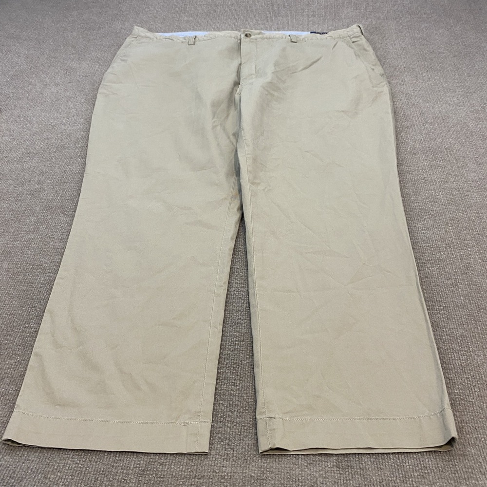 Polo Ralph Lauren Pants Mens 48x29 Hemmed Beige Polo Chino Stretch Classic Fit